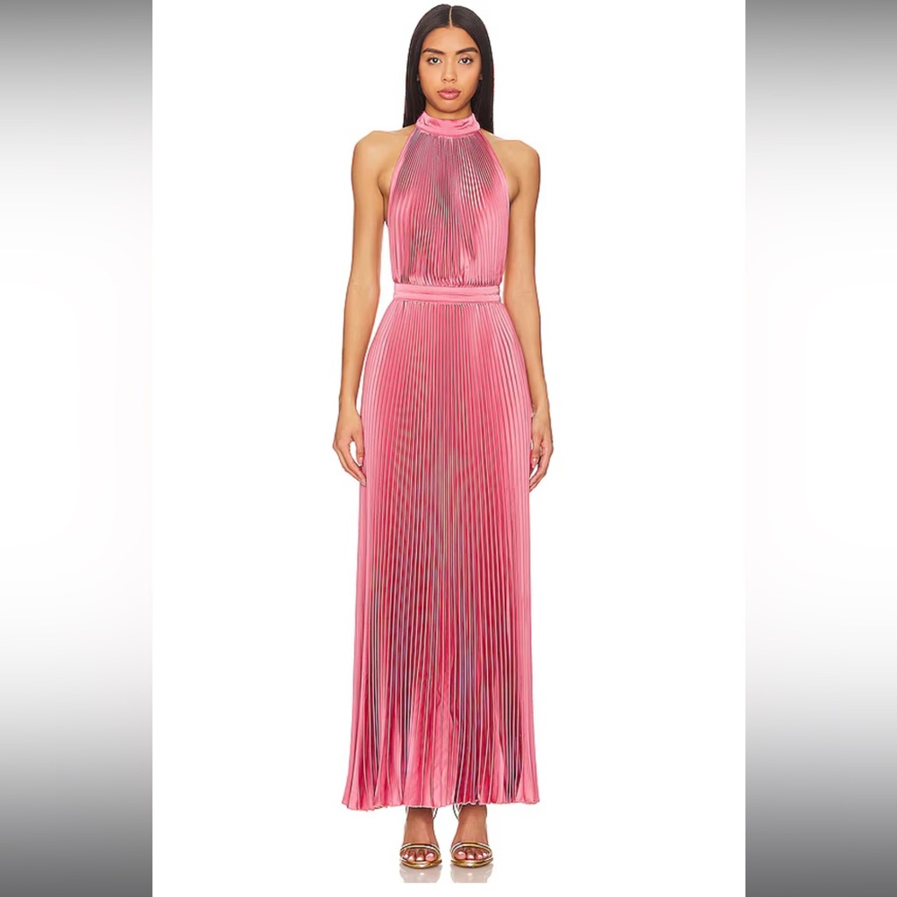 L’idee Cinema Dress in Dusty Rose. Worn once